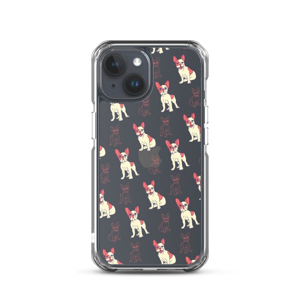 French Bulldog iPhone Clear Case
