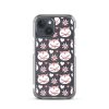Cat Flowers and Hearts iPhone Clear Case