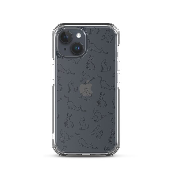 clear-case-for-iphone-iphone-15-case-on-phone-6a1d6e61576b2.jpg Cat Outline iPhone Clear Case