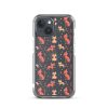 Cat Silhouettes Seamless iPhone Clear Case