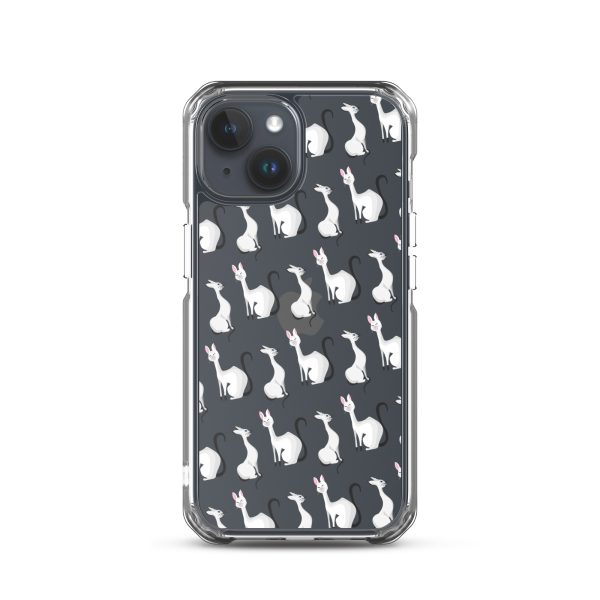 Classy Cats iPhone Clear Case