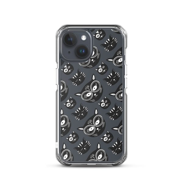 Funky Cats iPhone Clear Case
