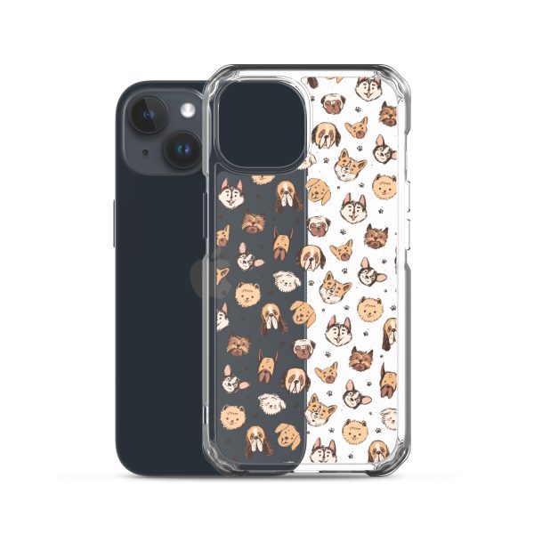 Cute Dog Breeds iPhone Clear Case