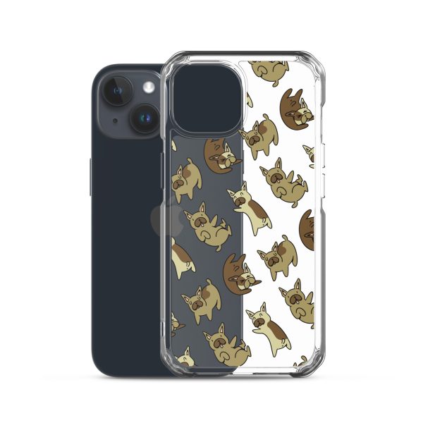 French Bulldog iPhone Clear Case