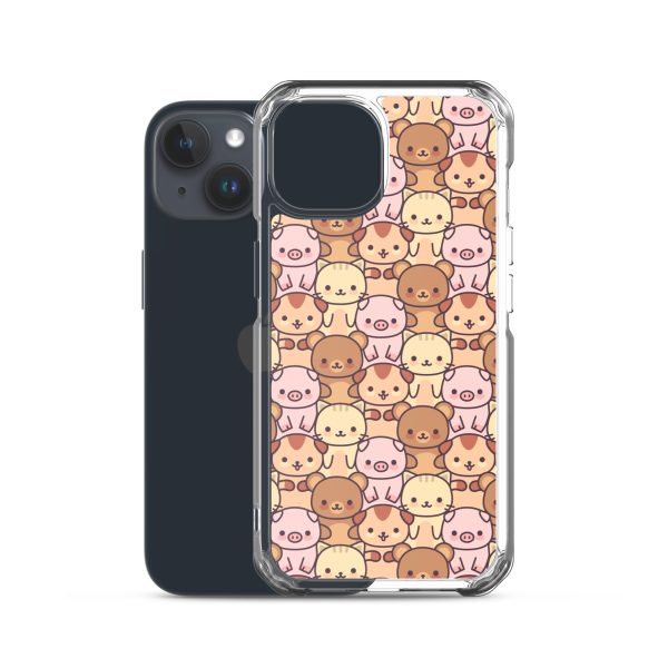 Kawaii Animals iPhone Clear Case