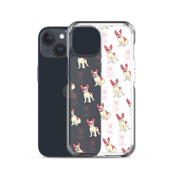 French Bulldog iPhone Clear Case