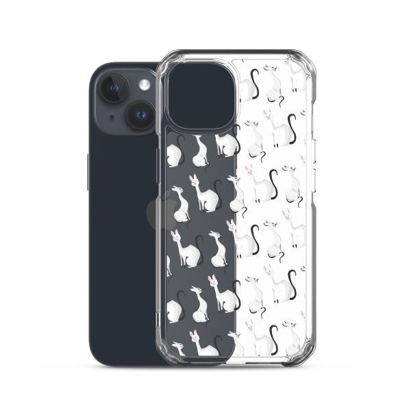 Classy Cats iPhone Clear Case