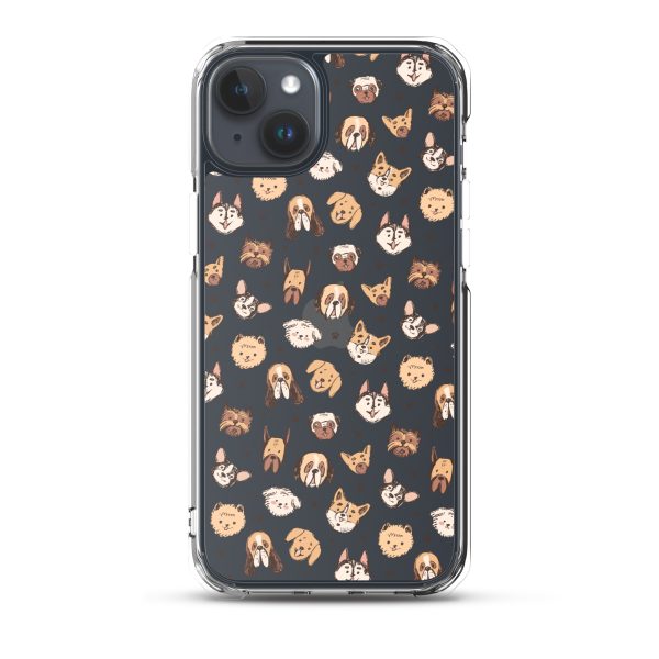 Cute Dog Breeds iPhone Clear Case