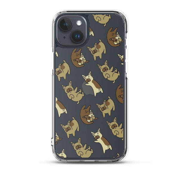 French Bulldog iPhone Clear Case