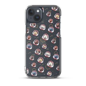Space Dogs iPhone Clear Case