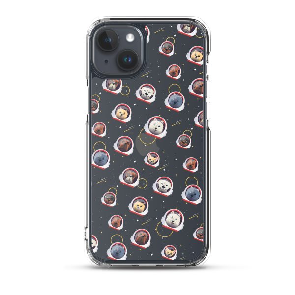Space Dogs iPhone Clear Case