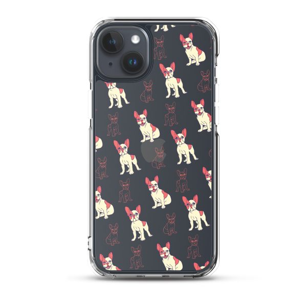 French Bulldog iPhone Clear Case