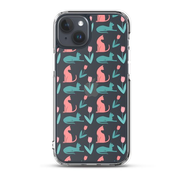 clear-case-for-iphone-iphone-15-plus-case-on-phone-6a1d6dc356557.jpg Cat Silhouettes iPhone Clear Case