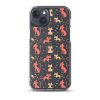 Cat Silhouettes Seamless iPhone Clear Case