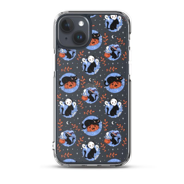 Halloween Cats iPhone Clear Case