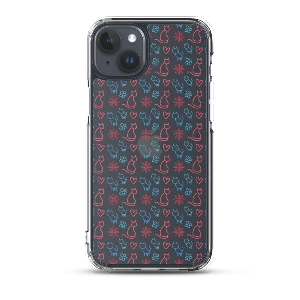 clear-case-for-iphone-iphone-15-plus-case-on-phone-6a1d6fc0b0c3c-1.jpg Cats and Flowers iPhone Clear Case