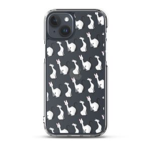 Classy Cats iPhone Clear Case