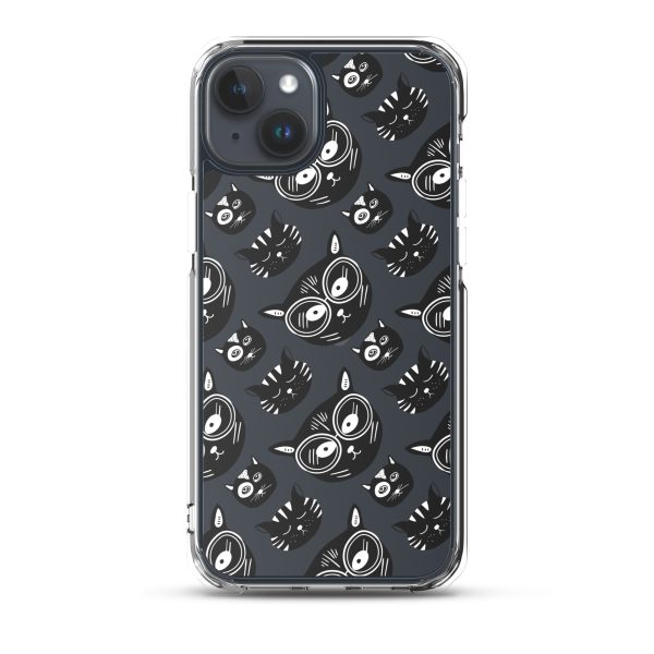 Funky Cats iPhone Clear Case