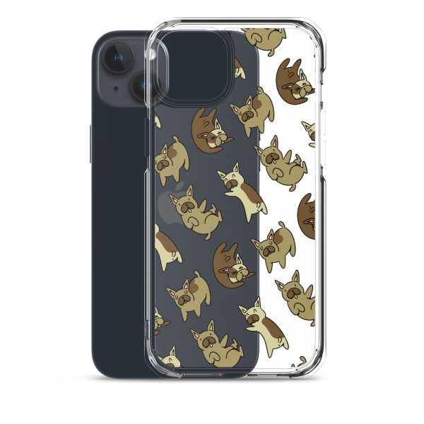 French Bulldog iPhone Clear Case
