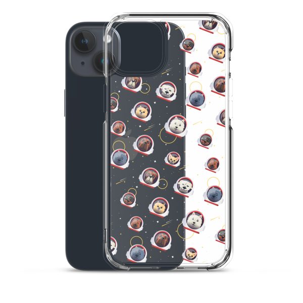 Space Dogs iPhone Clear Case