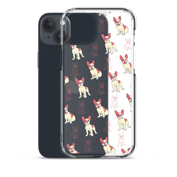 French Bulldog iPhone Clear Case