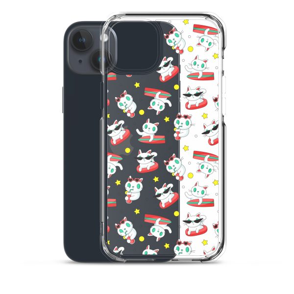 clear-case-for-iphone-iphone-15-plus-case-with-phone-6a1d6f6a9f3d1.jpg Cat Surfing iPhone Clear Case
