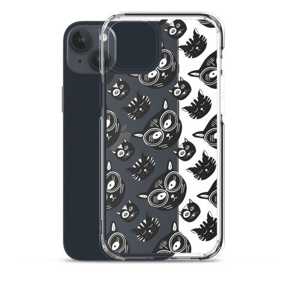 Funky Cats iPhone Clear Case