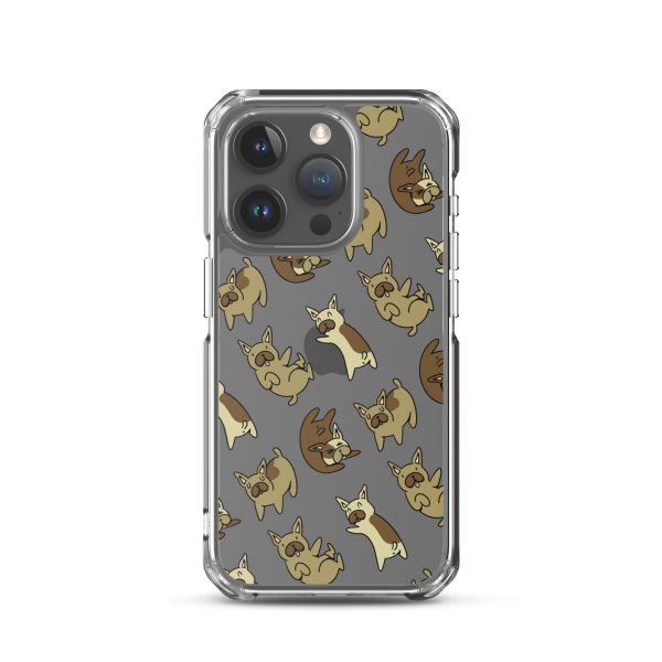 French Bulldog iPhone Clear Case
