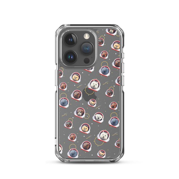 Space Dogs iPhone Clear Case