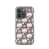 Cat Flowers and Hearts iPhone Clear Case