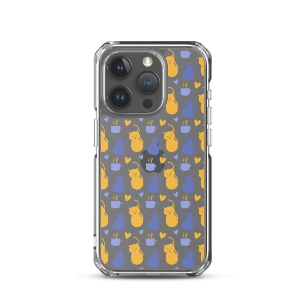 Tea and Cat iPhone Clear Case