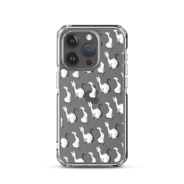 Classy Cats iPhone Clear Case