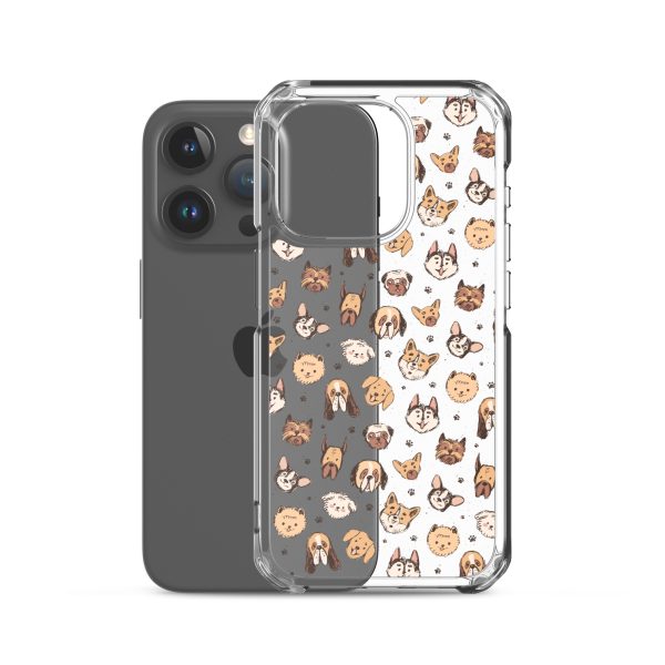 Cute Dog Breeds iPhone Clear Case