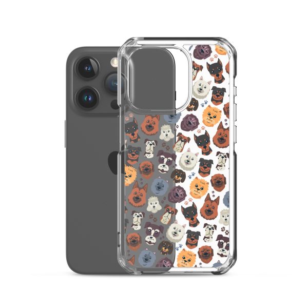 Dog Heads iPhone Clear Case