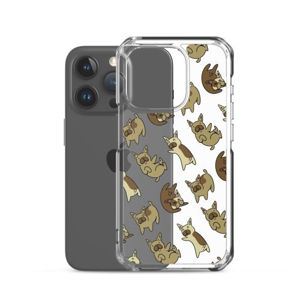 French Bulldog iPhone Clear Case