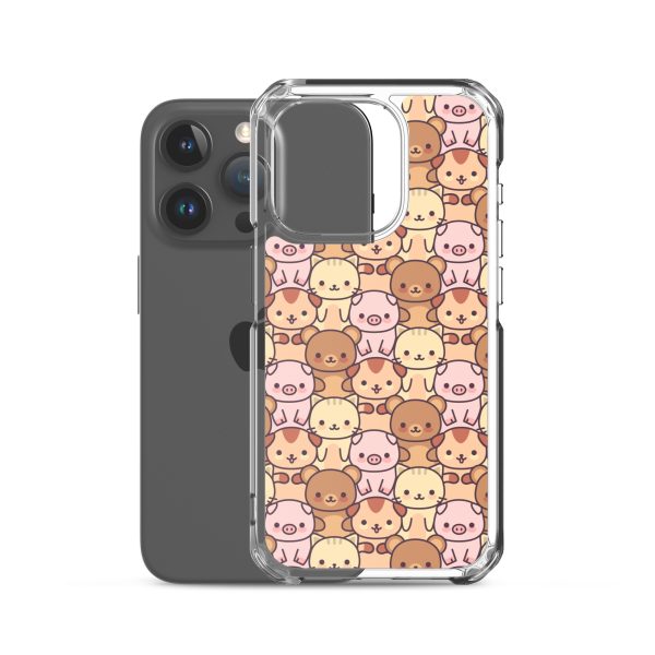 Kawaii Animals iPhone Clear Case