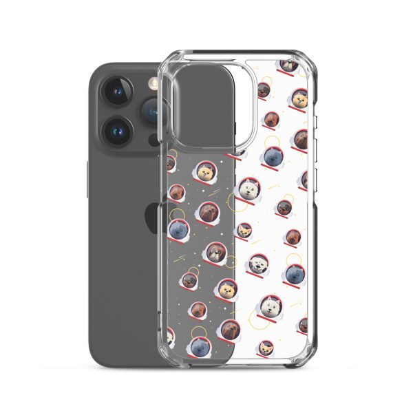 Space Dogs iPhone Clear Case
