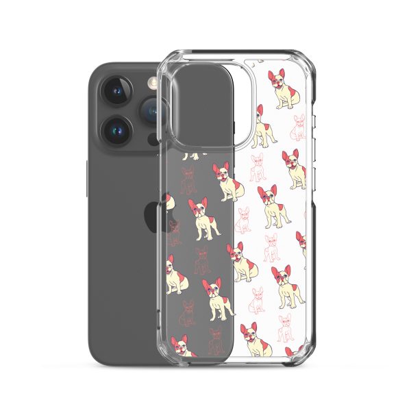 French Bulldog iPhone Clear Case