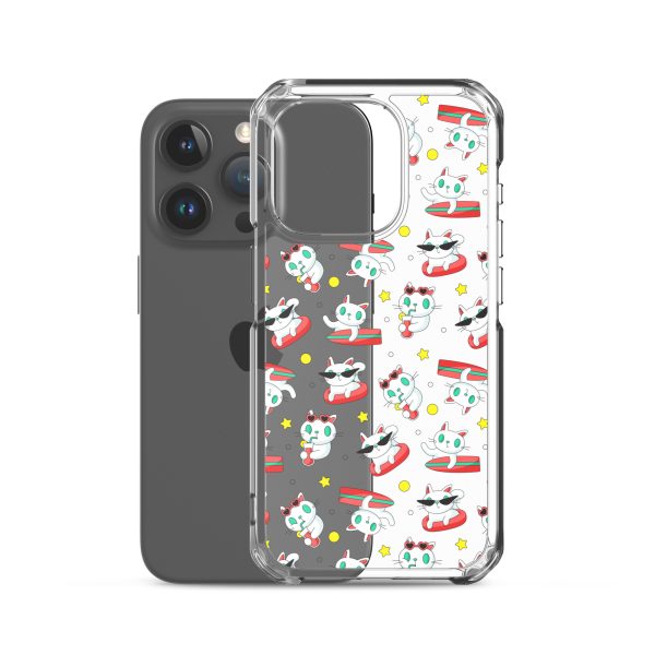 clear-case-for-iphone-iphone-15-pro-case-with-phone-6a1d6f6a9f755.jpg Cat Surfing iPhone Clear Case