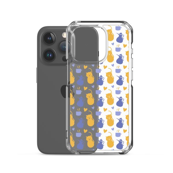 Tea and Cat iPhone Clear Case