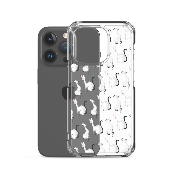 Classy Cats iPhone Clear Case