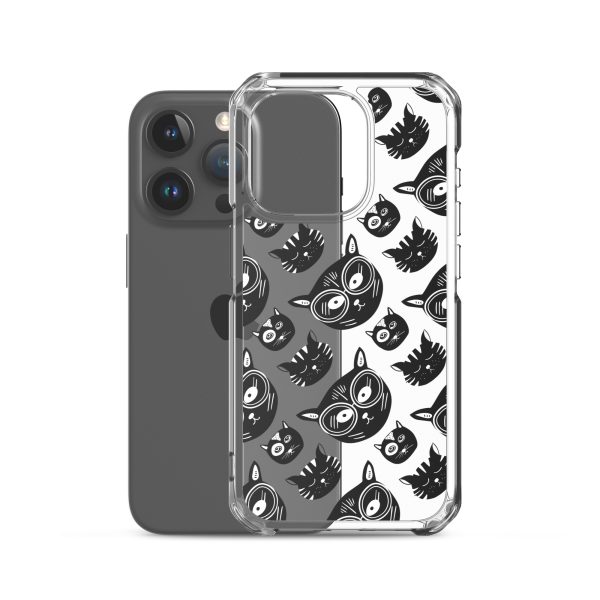 Funky Cats iPhone Clear Case