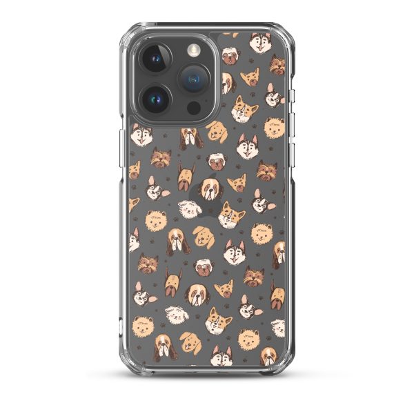 Cute Dog Breeds iPhone Clear Case