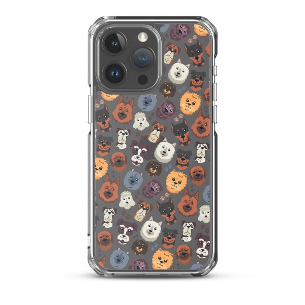 Dog Heads iPhone Clear Case