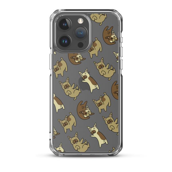French Bulldog iPhone Clear Case