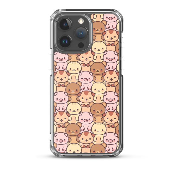 Kawaii Animals iPhone Clear Case
