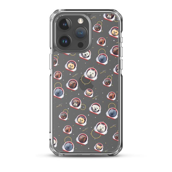 Space Dogs iPhone Clear Case