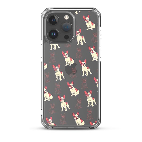 French Bulldog iPhone Clear Case