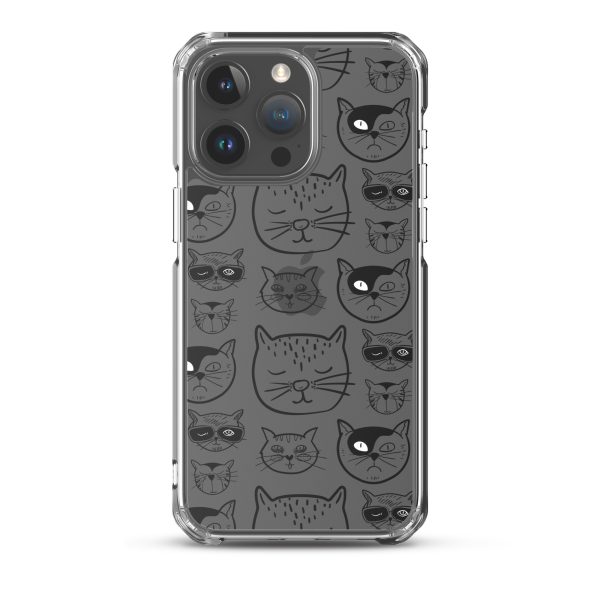 Cartoonish Cat iPhone Clear Case