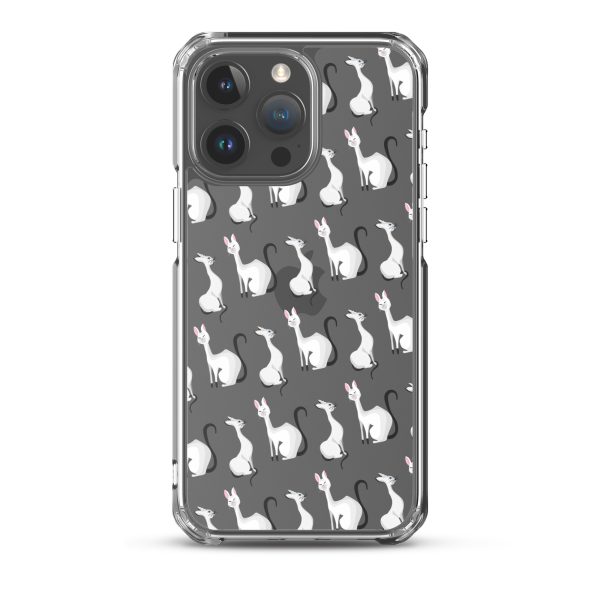Classy Cats iPhone Clear Case